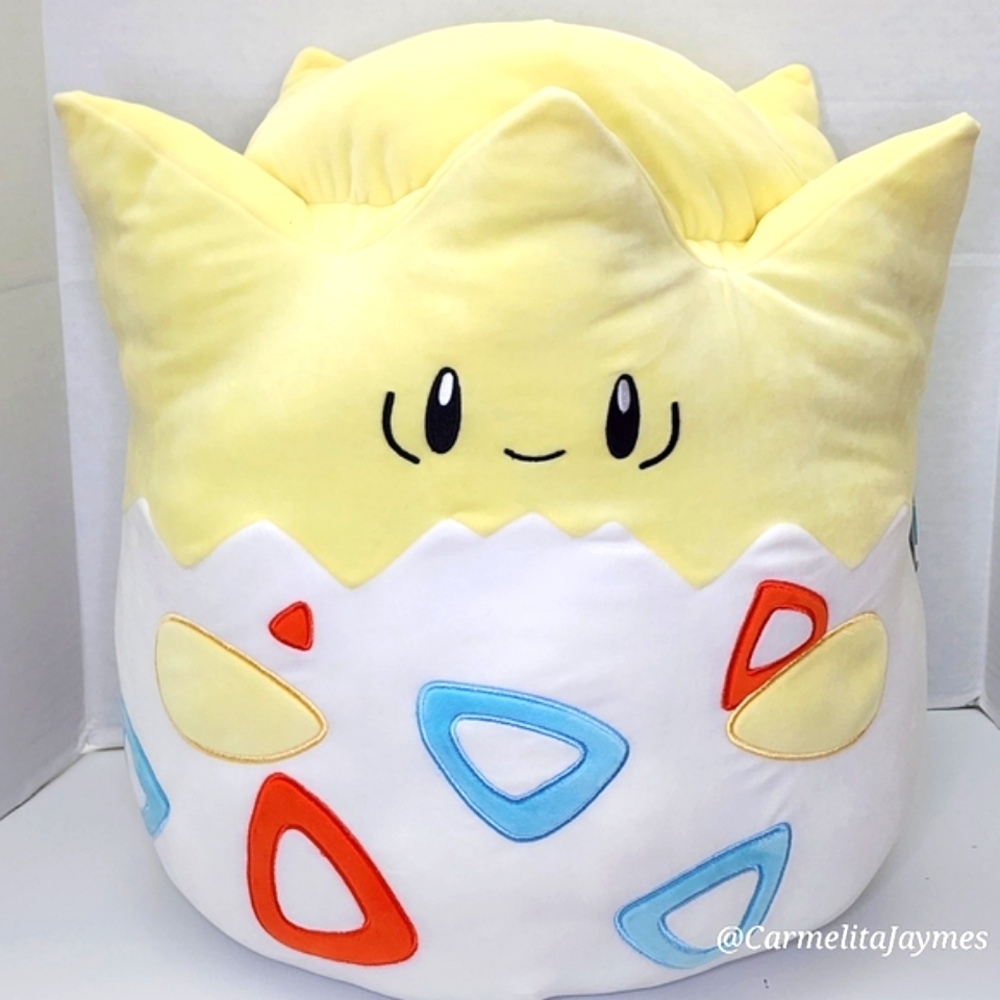 TOGEPI 🔶️ 20" Yellow & White Fairy Type Pokémon Character Squishmallow 2023 NWT